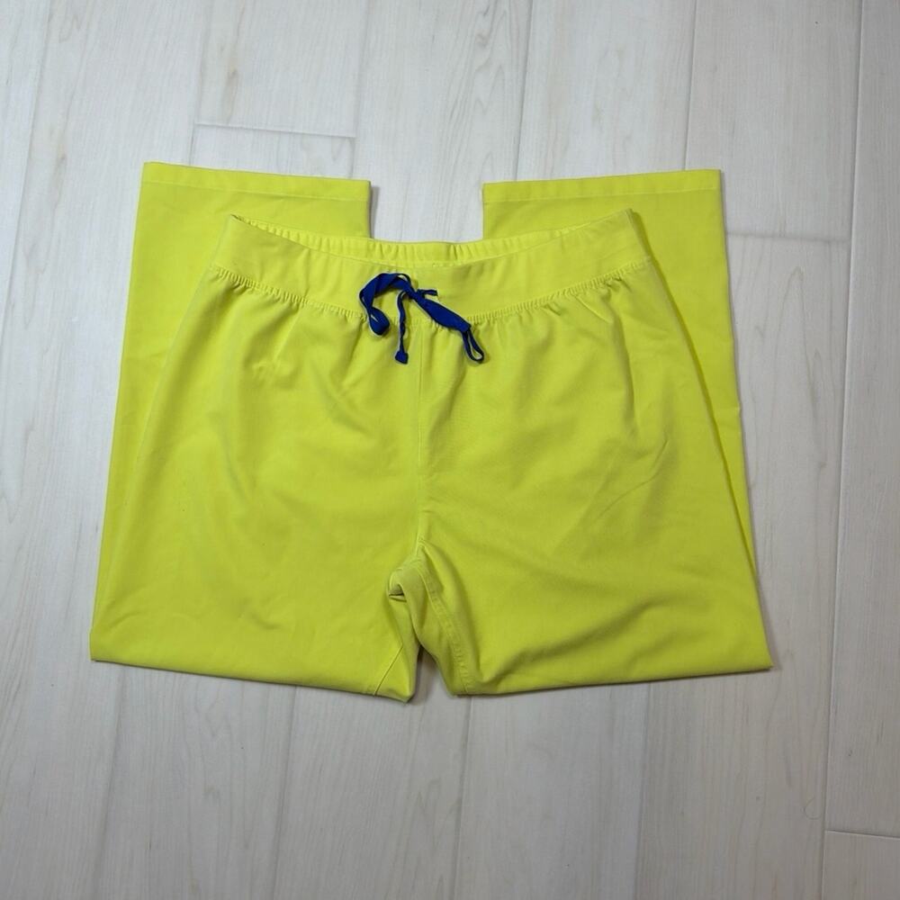 FIGS Serving Lime High Waisted Livingston Basic Medical Scrub Pants Size XXL/P